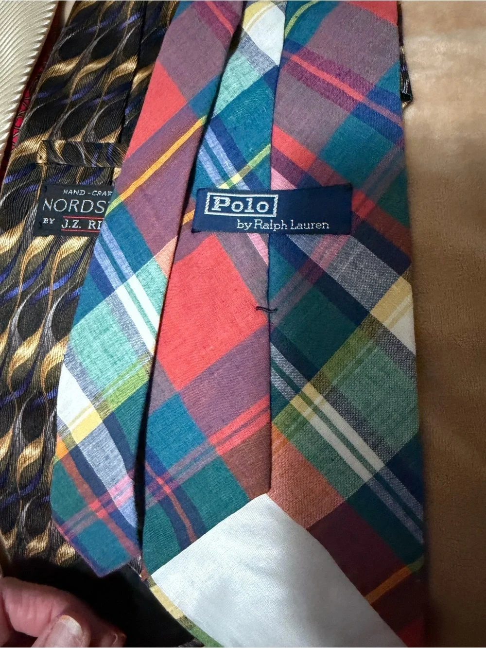 Lot of 5 Men's Multicolor Patterned Tie - Classic Styles Polo Jerry Garcia